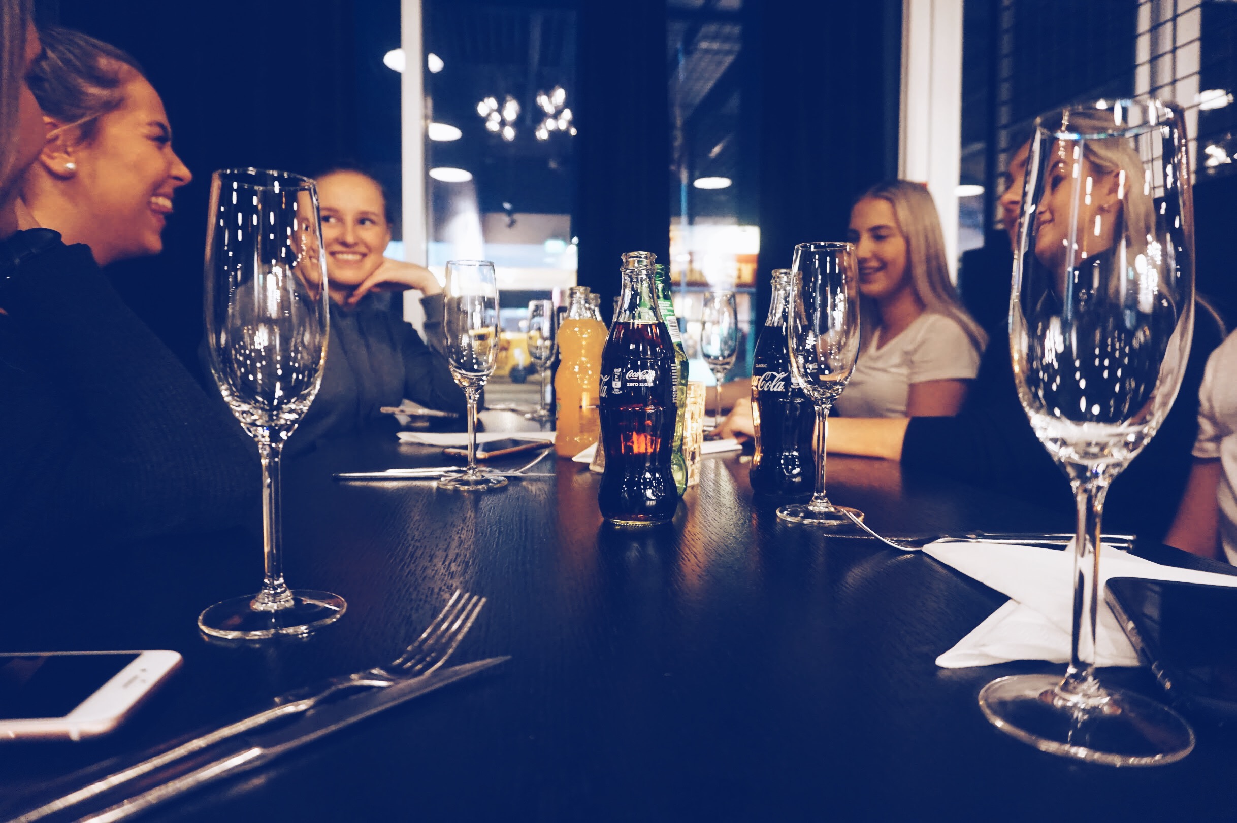 Processed with VSCO with a5 preset girls enjoying a night out with friende